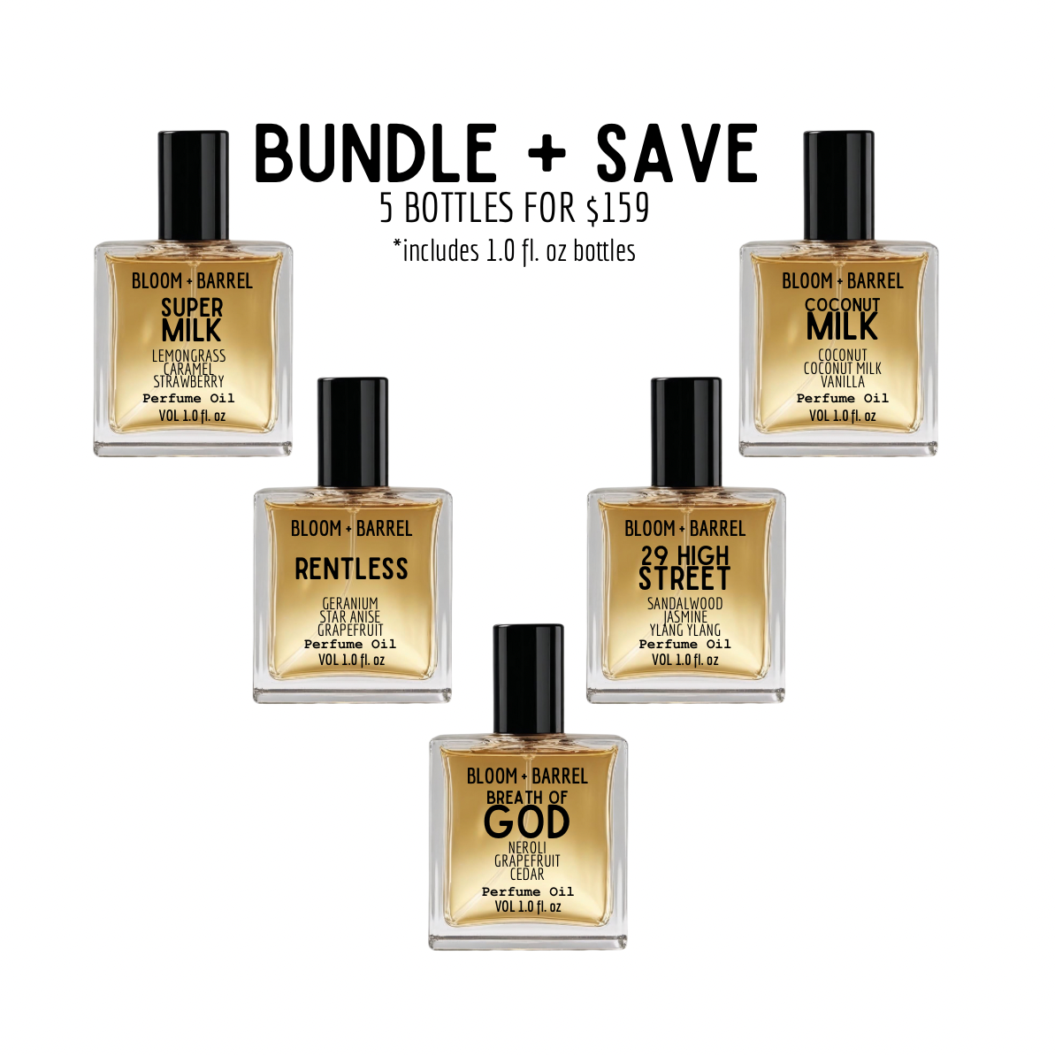 bundle  perfume oil