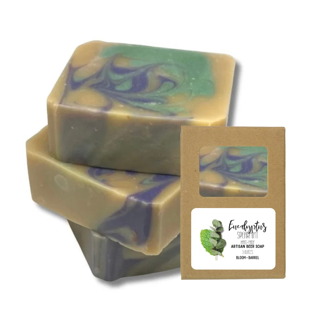 Eucalyptus spearmint beer soap
