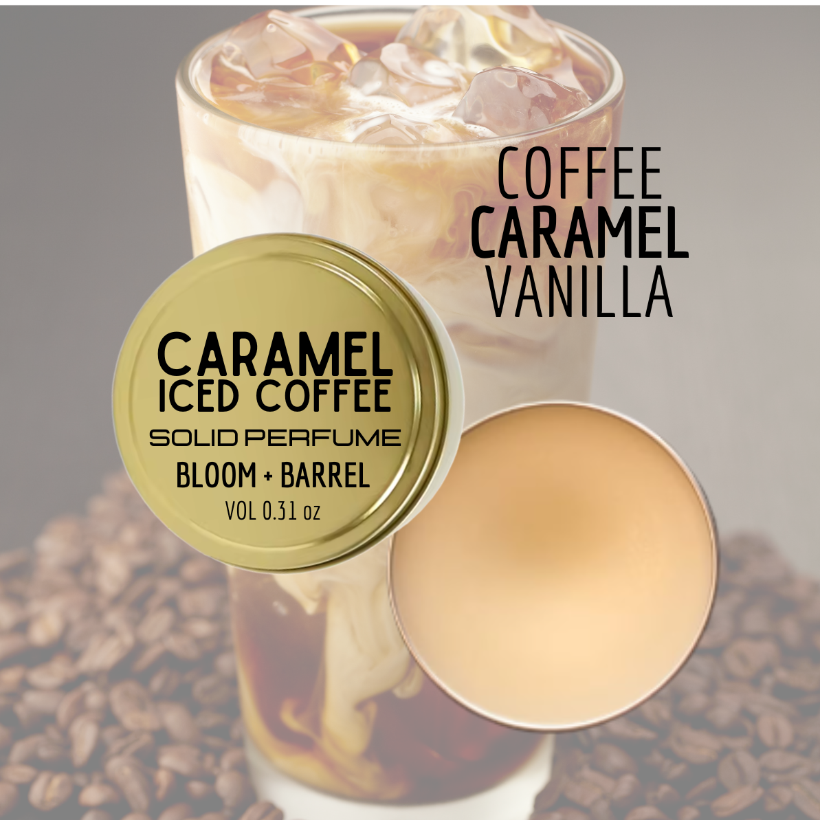 Caramel Iced Coffee Solid Perfume