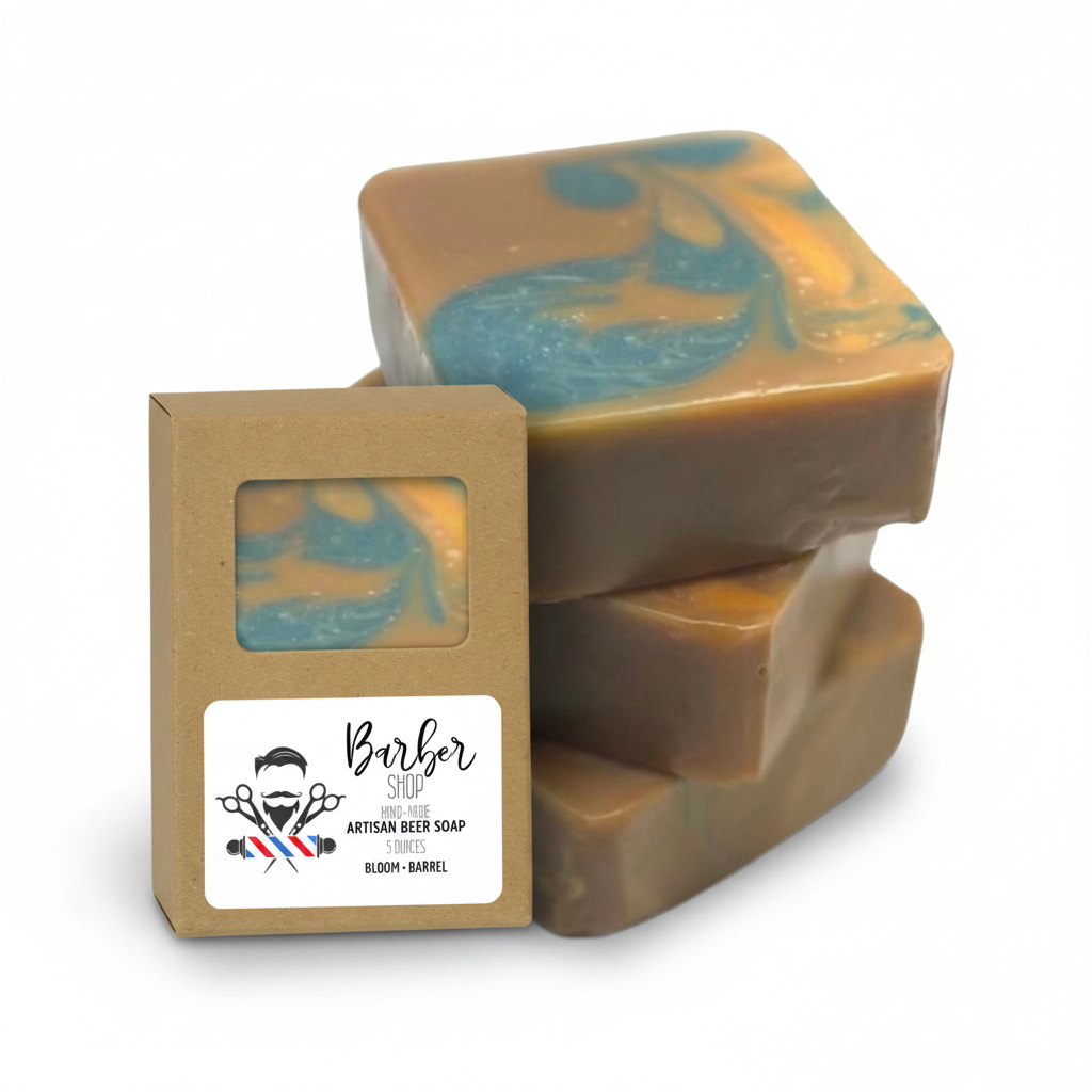 Barber soap beer soap