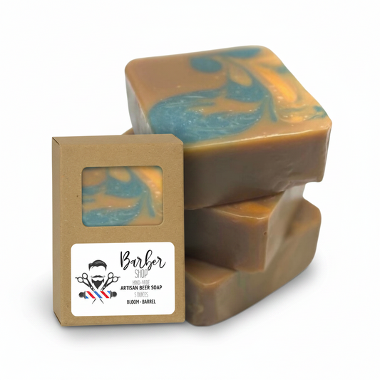 Barber soap beer soap