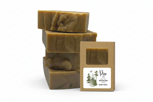 Pine tar soap