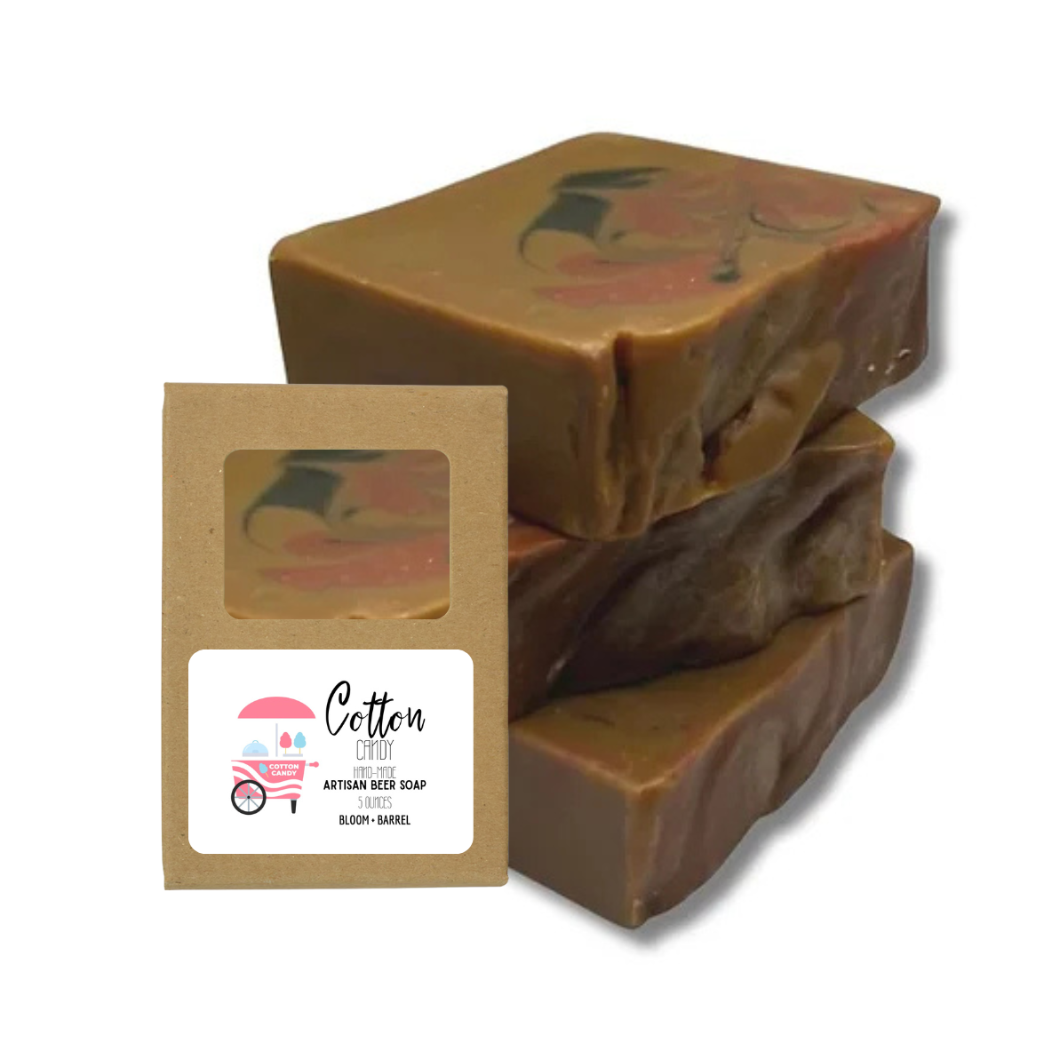Cotton candy beer soap