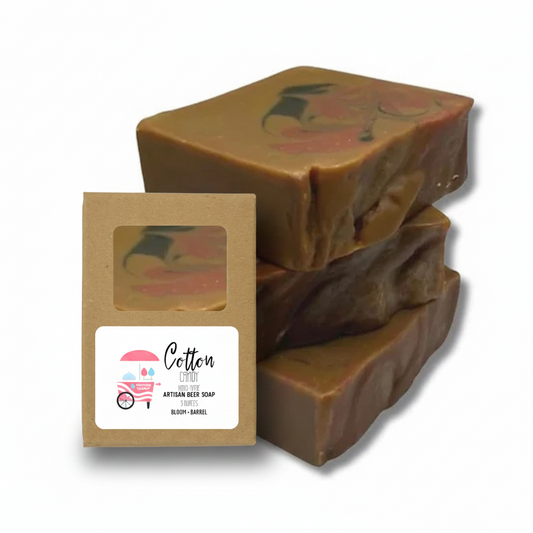 Cotton candy beer soap