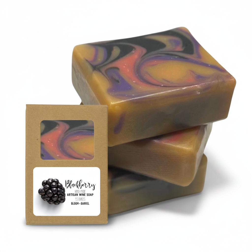 Blackberry wine soap