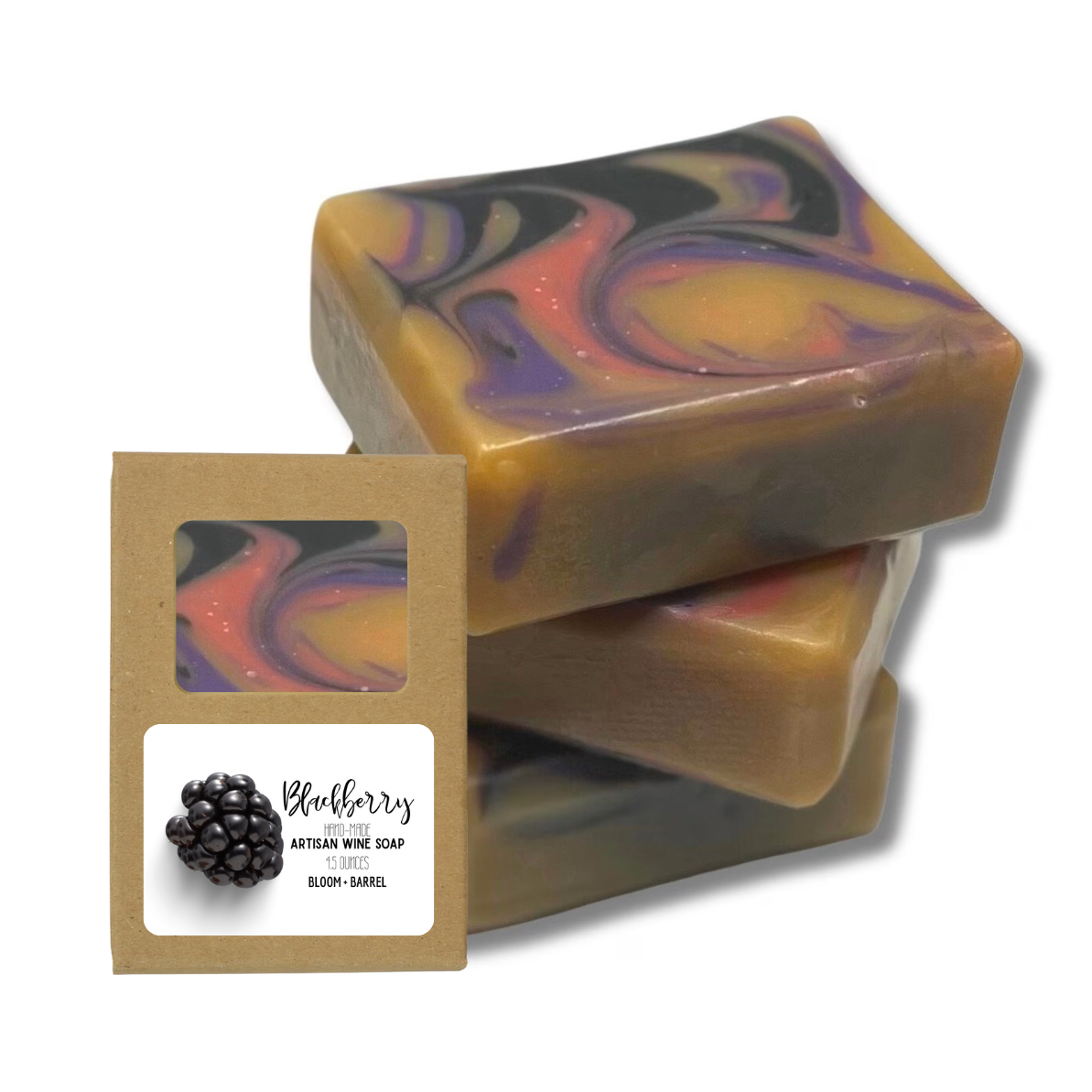 Blackberry wine soap