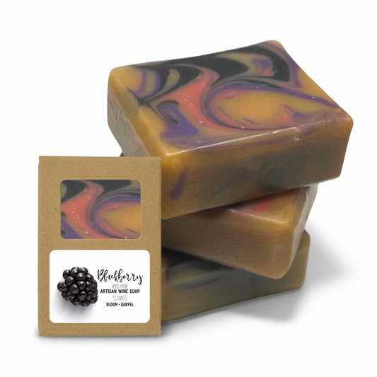 Blackberry wine soap