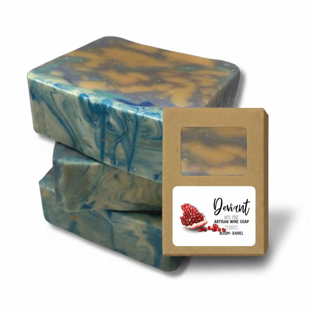 Deviant wine soap