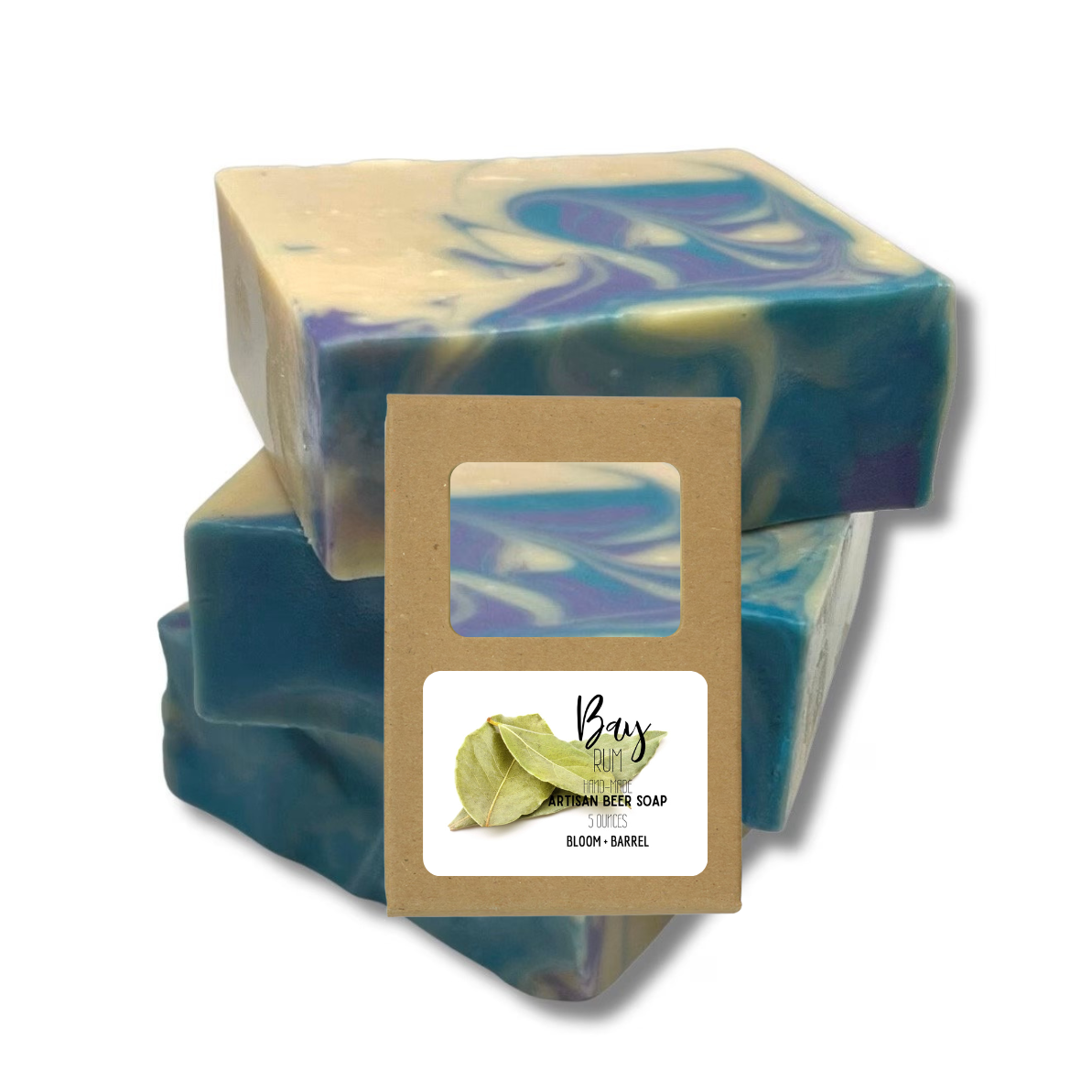 Bay rum beer soap