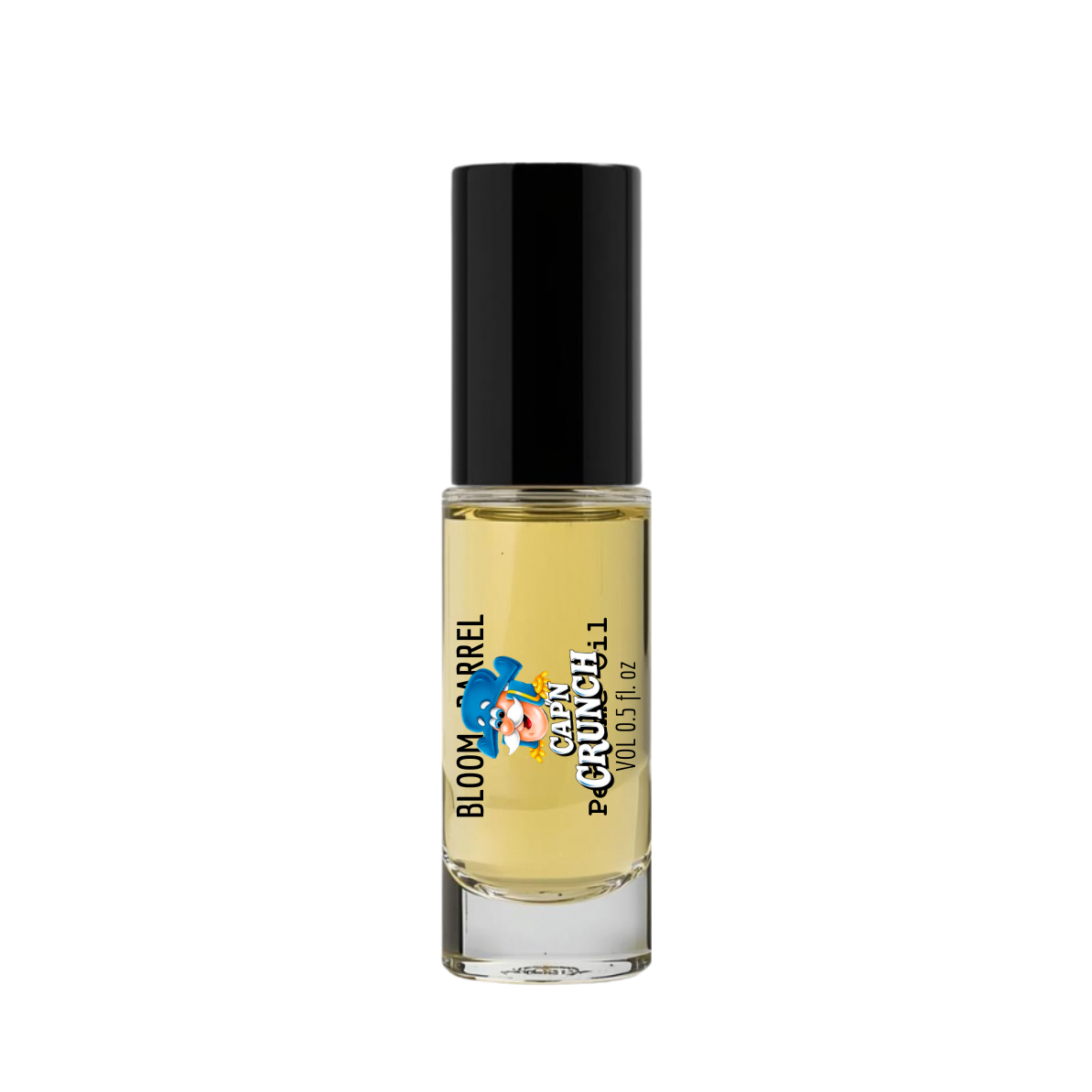 Bottle of Bloom & Barrel captn Crunch on a white background