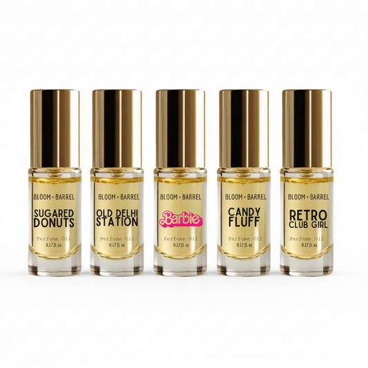 perfume oil travel set