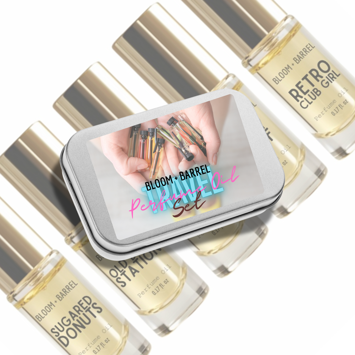 perfume oil travel set